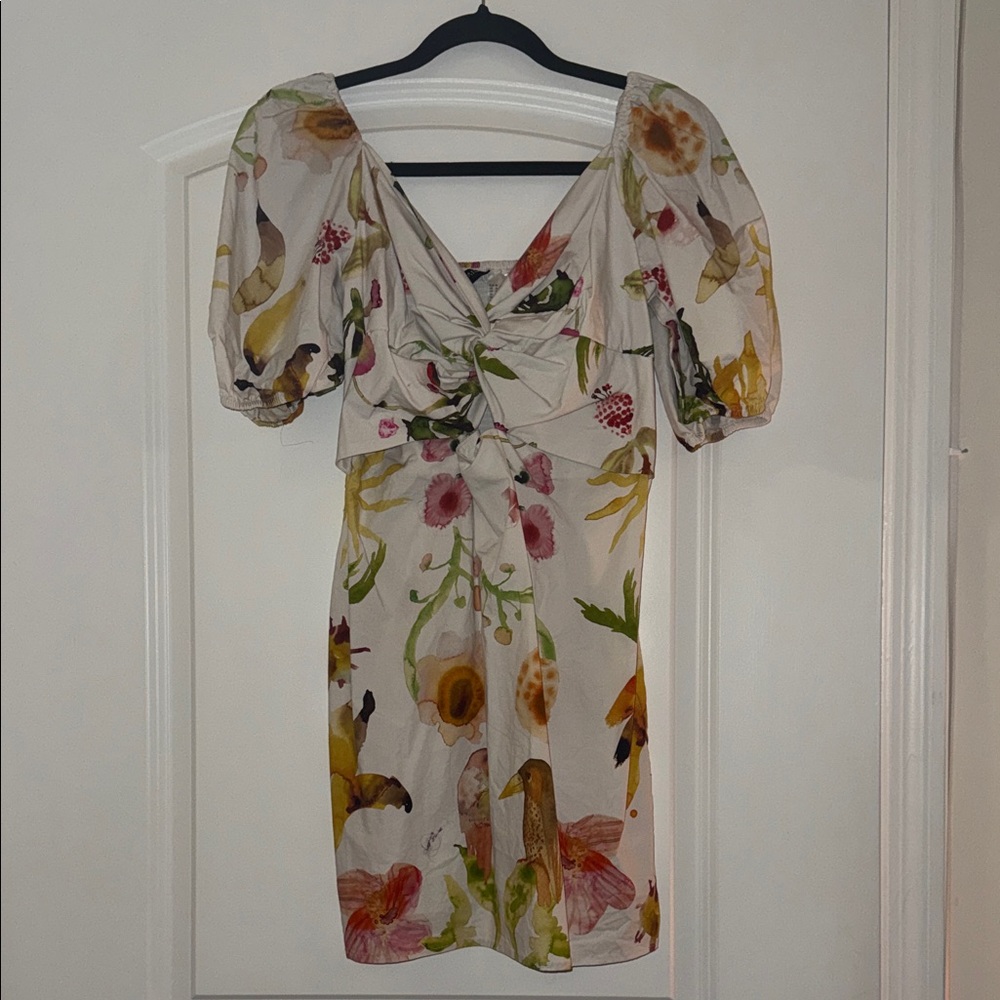 Floral Puff Sleeve Dress